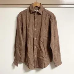 イッセイミヤケ　vintage ヘリンボーンシャツ