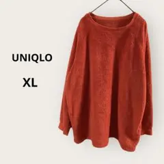 UNIQLO ユニクロ もこもこ ルームウェア フリース オレンジ 冬 XL