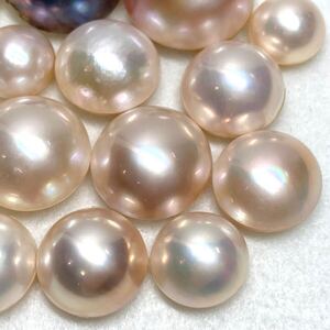 1円〜!!●マベパールおまとめ149ct●j 約29.8g mabe pearl パール 半円真珠 ジュエリー jewelry ルース 裸石 宝石 w3 ツ1