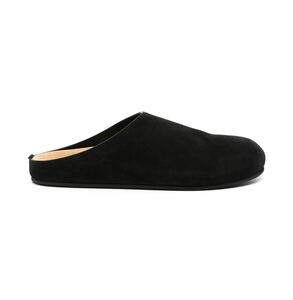 最終出品 THE ROW HUGO SLIDE サンダル レザー BLK シューズ ザロウ スエード BIRKENSTOCK ボストン