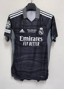 21-22レアル・マドリード Real Madrid(GK)#1 ティクボ・ルトゥワ Adidas正規 UEFA CL勝決仕様 L