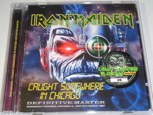 IRON MAIDEN/CAUGHT IN SOMEWHERE IN CHICAGO　1987 （DEFENITIVE　MASTER） ２CD