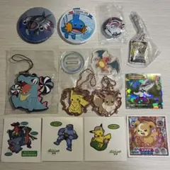 ⓑ ポケモン 缶バッジ ラバスト メタルチャーム アクスタ シール