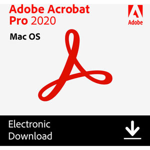 Adobe Acrobat Pro 2020 Mac 正規ダウンロード版 [並行輸入品] アドビ 日本語 新品即決☆ アドビ アクロバット