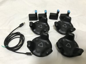 HTC VIVE Tracker トラッカー 2PYV100 + USBドングル 2PYV300　４個セット　通電確認のみ