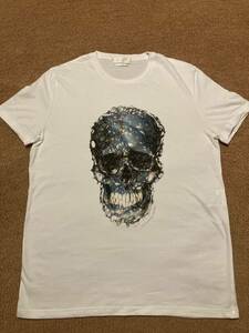 5万 未使用 Alexander McQueen T シャツ　スカル　M