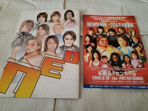 ☆●NEO女子プロレス　パンフレット　折れ目無し