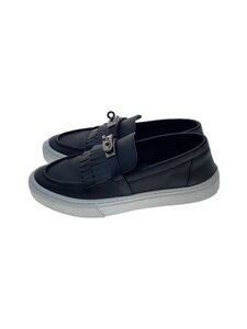 HERMES◆ローカットスニーカー/36.5/BLK/レザー