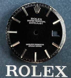 純正品 黒 文字盤 ロレックス デイトジャスト 1600 1601 1603 ROLEX DATEJUST black dial メンズ cal1570 men