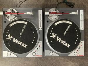 Vestax ベスタクス PDX-a2S ターンテーブル DJ機器 楽器 器材 2台セット　通電動作確認済み　現状品