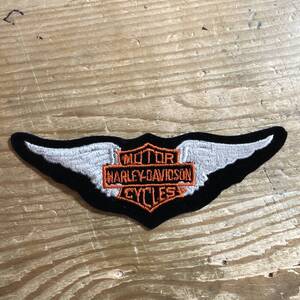 1970-80年代 ハーレーダビッドソン Harley Davidson ヴィンテージ ワッペン デッドストック USA オフィシャル キャップ 製 貴重 Tシャツ