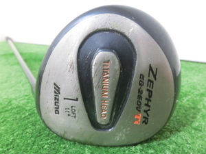 激安♪MIZUNO ミズノ ZEPHYR EG-260V Ti 1W ドライバー 11° /純正 シャフト TECHNO FLEX 2660 FLEX-SR G8390♪