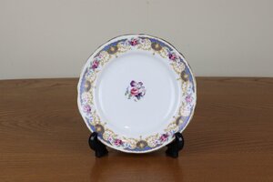 アダレイ　SEVRES　プレート17.5cm　ケーキ皿　Adderley　花柄　イギリス　アンティーク　つ22