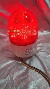 パトライト　警告灯　点滅　PES AC／DC24V LED 赤色