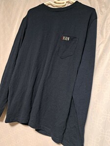 MR.VAN Tシャツ L 長袖 カットソー メンズ 裏ロゴ