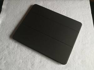 (ペン収納OK) iPad Pro 12.9インチ 3/4/5/６世代 共用ブラック ソフトケース スタンド機能 オートスリープ機能付