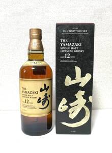 SUNTORY WHISKY サントリーシングルモルトウイスキー 山崎12年 700ml 43度 未開封品 箱付き