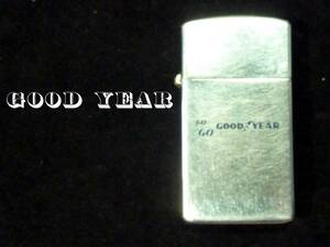 【y4888】送料270円～◆ZIPPO ジッポー スリム 1967年製 ・グッドイヤーGOOD YEAR◆検索ビンテージアメカジモータータイヤ