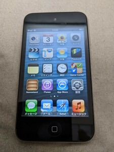 COQ369 iPod touch 第４世代 A1367 8GB Apple デジタル音楽プレーヤー 簡易確認＆簡易清掃＆初期化OK 現状品 送料無料