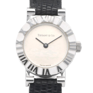 ティファニー アトラス 腕時計 時計 シルバー925 S0640 クオーツ レディース 1年保証 TIFFANY&Co. 中古 美品