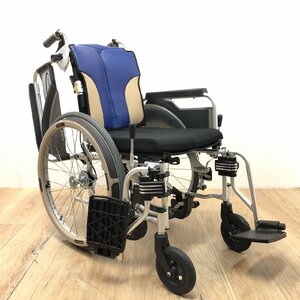 レディメイド式◆MiKi ミキ 自走型 車いす とまっティシリーズ SKT-400B コンパクト ノンバックブレーキ 参考価格16万 介護用品 福祉用品 2