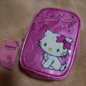 激レア★チャーミーキティ【新品】ハートキルティング リップポーチ PK 2006年 CharmmyKitty タテポーチ SANRIO サンリオ ハローキティ