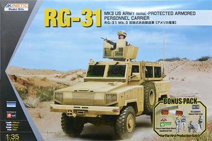 ●蔵出し！ 20% OFF　キネティック 61012 1/35 RG-31 Mk.3 装輪式兵員輸送車 アメリカ陸軍