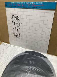 美盤LP x2帯付！ピンク フロイド Pink Floyd / The Wall ザ・ウォール CBS/Sony 40AP 1750/1 オリジナル盤 1979 JAPAN 1ST PRESS OBI NM