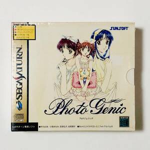 【新品未開封 / BRAND NEW】 セガサターン フォトジェニック 痛みあり サンソフト Sega Saturn Photo Genic Sunsoft FACTORY SEALED