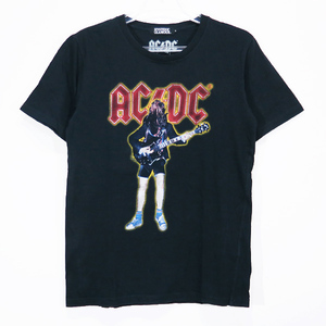 HYSTERIC GLAMOUR ヒステリックグラマー AC/DC TEE 0201CT11 エーシー ディーシー Tシャツ ブラック ショートスリーブ カットソー Mayk