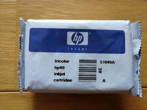 【新品未開封品】hp tricolor hp49 インクジェットカートリッジ　保証なし