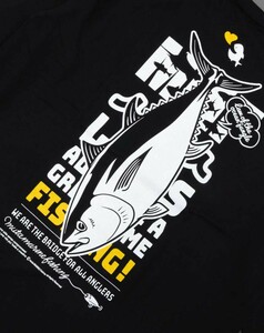 ムータマリン ロングスリーブTシャツ(TUNA) マグロ 鮪 muta maine サイズ6(L) 新品 ブラック黒