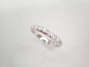 10/美品 田崎真珠 タサキ Pt900 ダイヤ計0.13ct リング 指輪