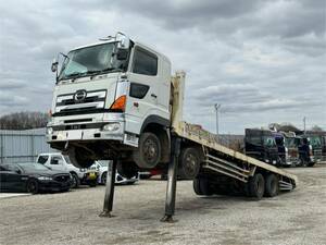 ★平成16年式・日野プロフィア・重機運搬車・積載11700kg・距離119万㌔・ロングジャッキセルフ・ウインチ付・マナ板交換済