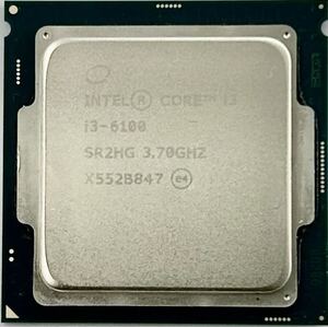 ★動作良好品★Intel Core i3-6100 3.70GHz SR2HG LGA1151★①