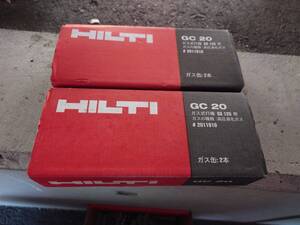 ☆☆HILTI　ヒルティ　GC20　ガス缶2本入×2箱　750X X-GEN14MX（1/2”）730本　セット