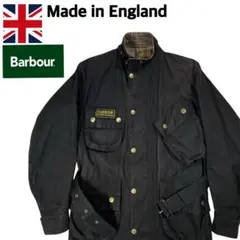 Barbour England製 インターナショナル 3ワラント 英国製 C34