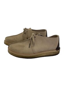 Clarks◆汚れ有/チャッカブーツ/27cm/BEG/スウェード/21621