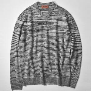 21,3万【MISSONI ミッソーニ 新品】至宝カシミア100%◇脱ブナン!差別化図れるリッチ柄◇存在感◎ひと目でミッソーニな意匠柄カシミアニット