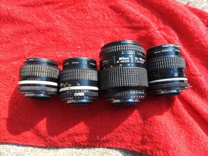 ニコン　レンズ　35mm2つ　55mm 28-105mm 中古