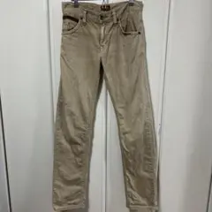 【古着】EDWINエドウィン ウエスタンパンツ ベージュ 28インチ