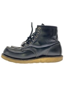 RED WING◆6-INCH CLASSIC MOC BOOT/6 インチクラシックモックブーツ/25.5cm/BLK