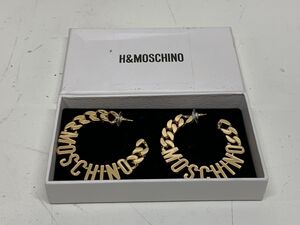 ●H＆MOSCCHINO H＆M　モスキーノ　フープピアス　コラボ