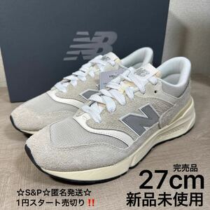 1円スタート売切り 新品未使用 27cm 完売品 New Balance ニューバランス U997RCE 997 スニーカー シューズ ホワイト グレー