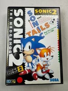 ♪【中古】SEGA MEGA DRIVE ソフト ソニック・ザ・ヘッジホッグ 2 セガ メガドライブ カセット 動作未確認 ＠送料520円(6)