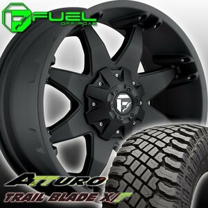 FUEL D509 Octane ランクル200 ダッジ ラム 20インチタイヤホイールセット ATTURO TRAIL BLADE XT 275/55R20 285/55R20 305/55R20 X/T