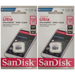 ２枚　サンディスク　サンディスク　microSDカード 128GB 　マイクロSD　SanDisk