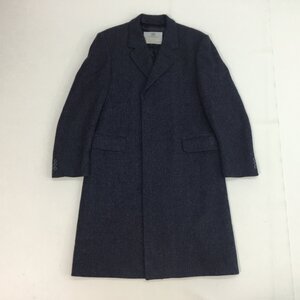 ■イングランド製 Aquascutum アクアスキュータム チェスターコート ロングコート ウール ダークグレー メンズ M相当 /1.46kg■