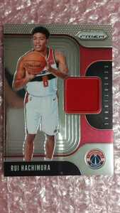 送料込即決 2019-20 Panini Prizm Sensational Swatches Jersey No.SS-RUI Rui Hachimura 八村塁 実使用ジャージカード(赤) 現レイカーズ