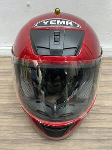 送料無料Y54152 YEMA バイクヘルメット フルフェイス サイズ不明